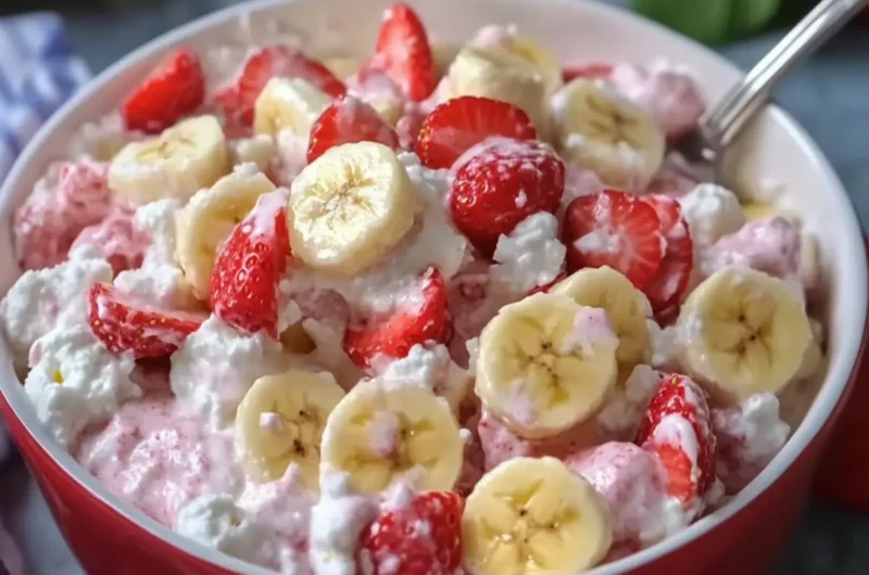 Strawberry Banana Fluff Salad