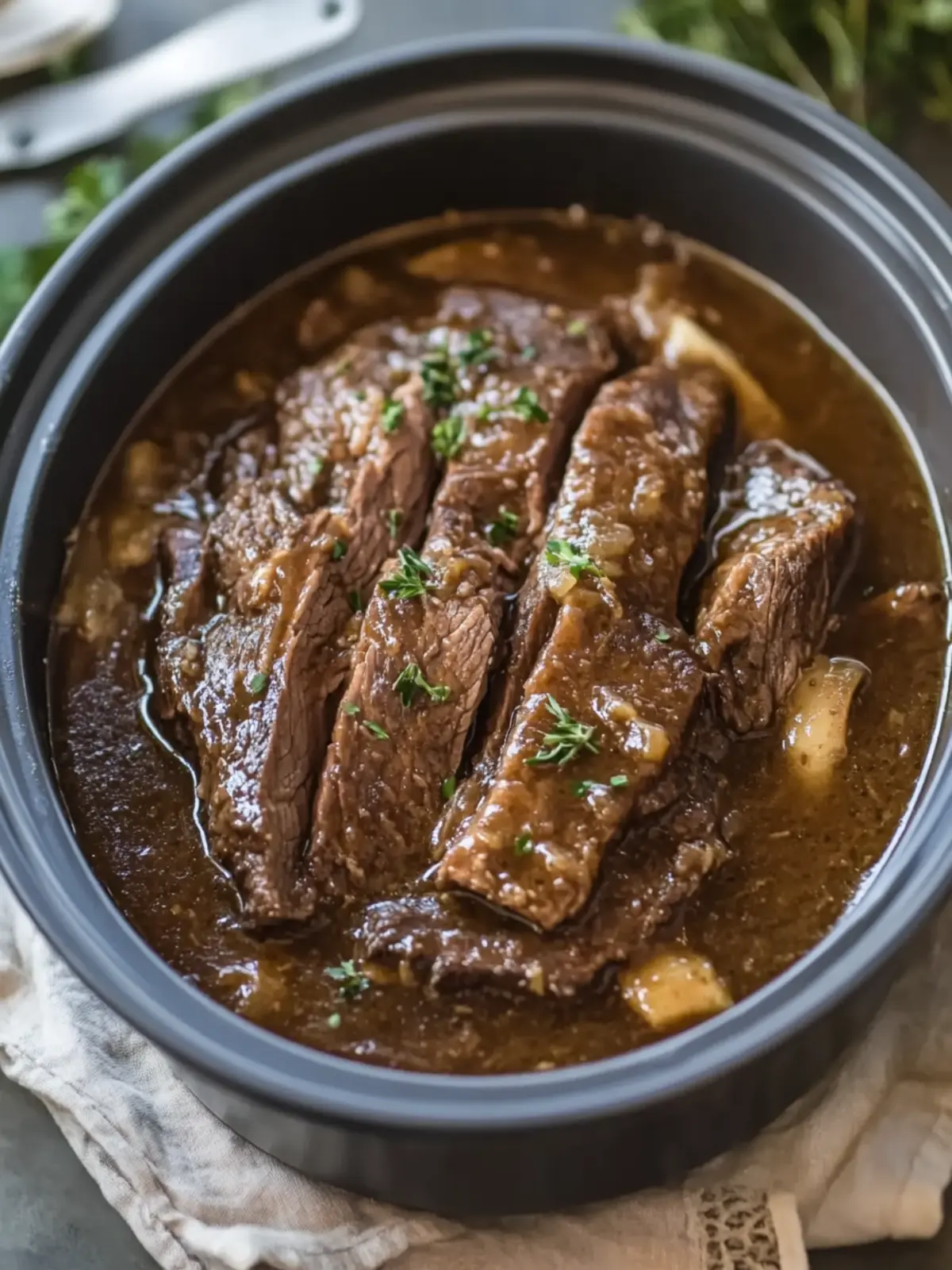 Slow Cooker Garlic Glazed Beef That'll Make You Feel Homey 5 Slow Cooker Garlic Glazed Beef — Homestyle Meals