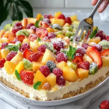 Tropical Cheesecake Fruit Salad That Takes Dessert to Paradise 16 Tropical Cheesecake Fruit Salad