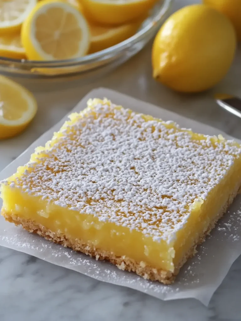 Easy 3-Ingredient Lemon Bars for a Zesty Treat Today 3 3-Ingredient Lemon Bars