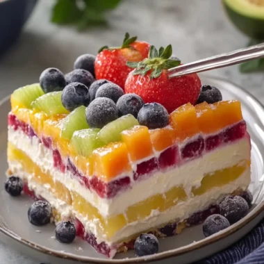 Rainbow Fruit Cheesecake Lasagna: A Colorful Summer Delight 8 Rainbow Fruit Cheesecake Lasagna: A Colorful Summer Delight