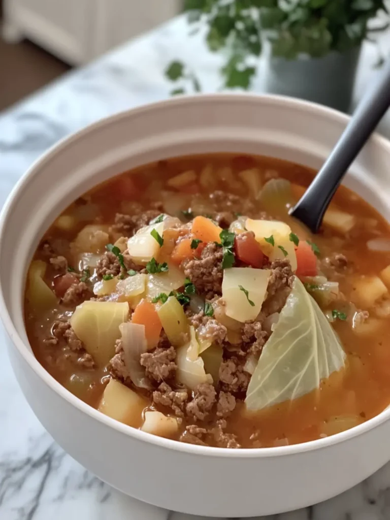 Hearty Slow-Cooker Beef & Cabbage Roll Soup You’ll Love 2 Slow-Cooker Beef & Cabbage Roll Soup