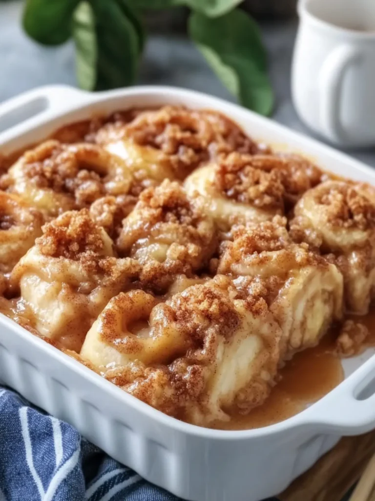 Irresistible Apple Pie Cinnamon Roll Casserole for Cozy Mornings 4 Apple Pie Cinnamon Roll Casserole