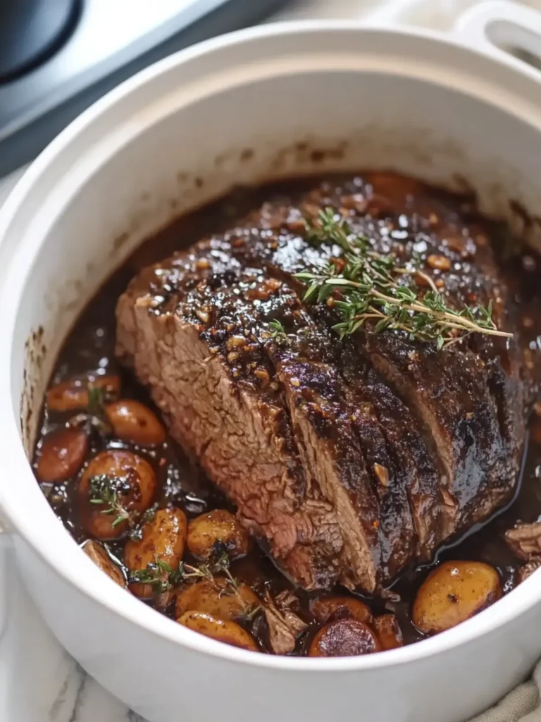 Irresistible Slow Cooker Balsamic Brown Sugar Beef Roast Recipe 4 Slow Cooker Balsamic Brown Sugar Beef Roast