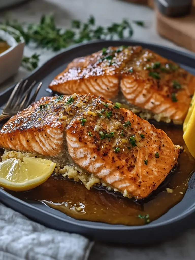 Brown Sugar Glazed Stuffed Salmon Seafood