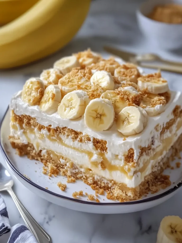 Creamy Banana Cheesecake Icebox Cake That Wows Every Bite 3 Banana Cheesecake Icebox Cake