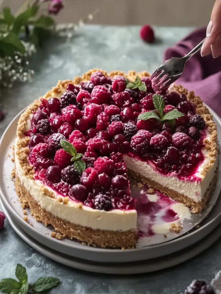 Irresistible Red Fruit Cheesecake for Your Sweet Cravings 3 Red Fruit Cheesecake