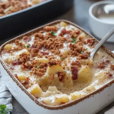 Smoky Bacon Ranch Potato Soup