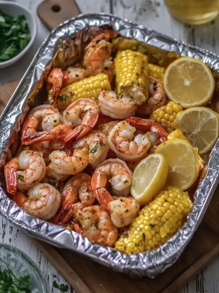 Shrimp Boil Foil Packets: Easy, Flavor-Packed Dinner Delight 3 Shrimp Boil Foil Packets