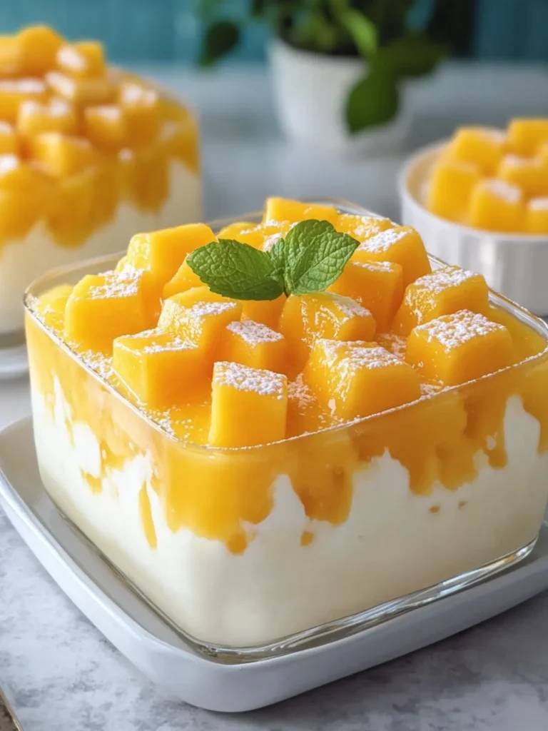 Irresistibly Creamy Mango Jelly Dessert You’ll Love to Make 3 Creamy Mango Jelly Dessert