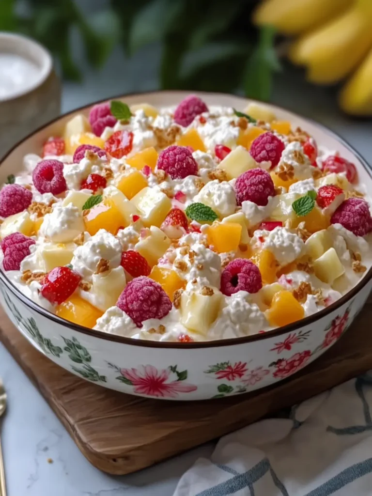 Easy Hawaiian Cheesecake Salad