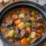 Crock Pot Beef Stew — Dump and Go for Comfort in Every Bite 19 Crock Pot Beef Stew — Dump and Go, Thick and Cozy