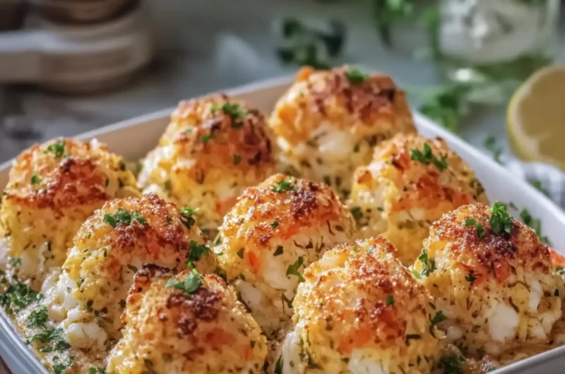 Cheesy Garlic Butter Crab and Shrimp Bombs