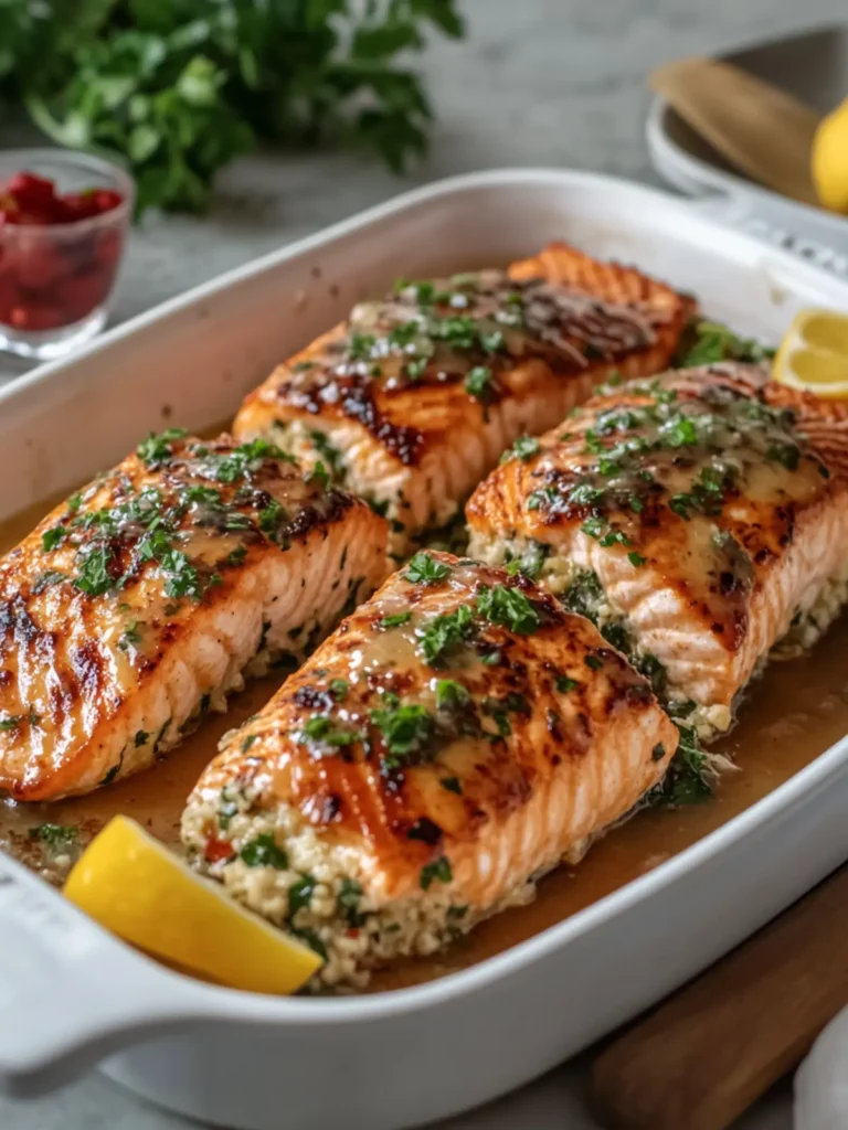 Brown Sugar Glazed Stuffed Salmon That's Pure Comfort Bliss 2 Brown Sugar Glazed Stuffed Salmon