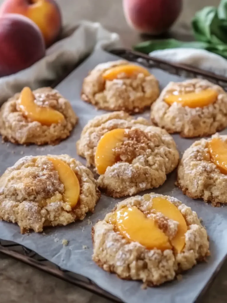 Peach Cobbler Cookies That Will Brighten Your Day 4 Peach Cobbler Cookies
