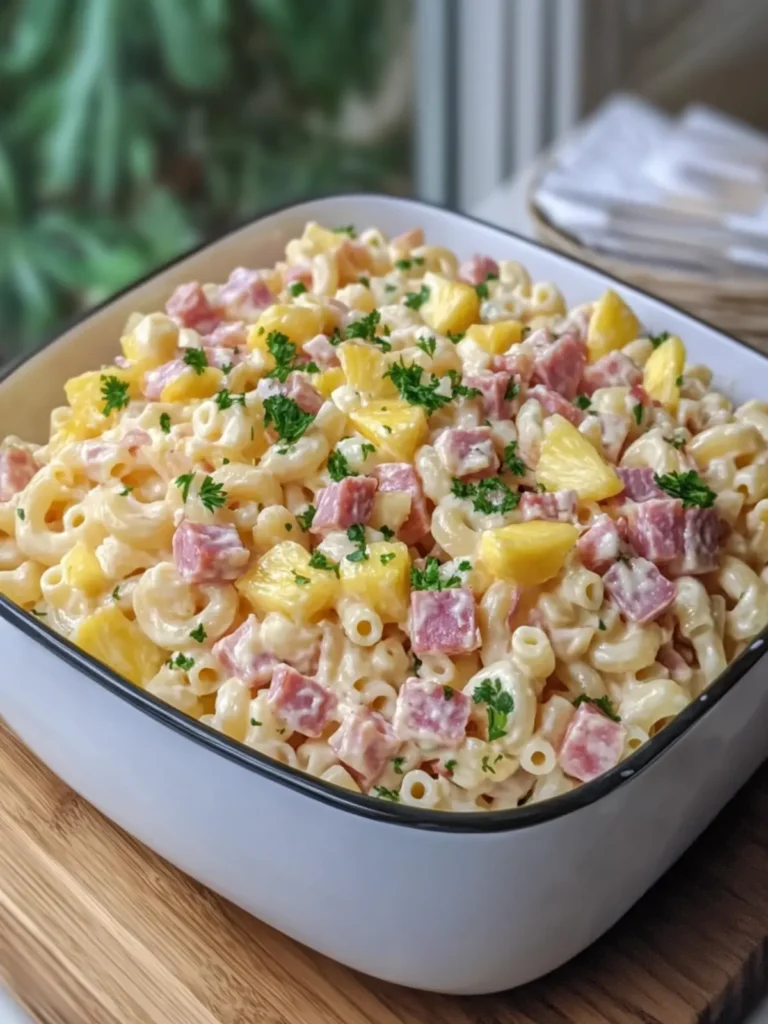 Delicious Pineapple Ham Macaroni Salad for Summer Fun 4 Pineapple Ham Macaroni Salad