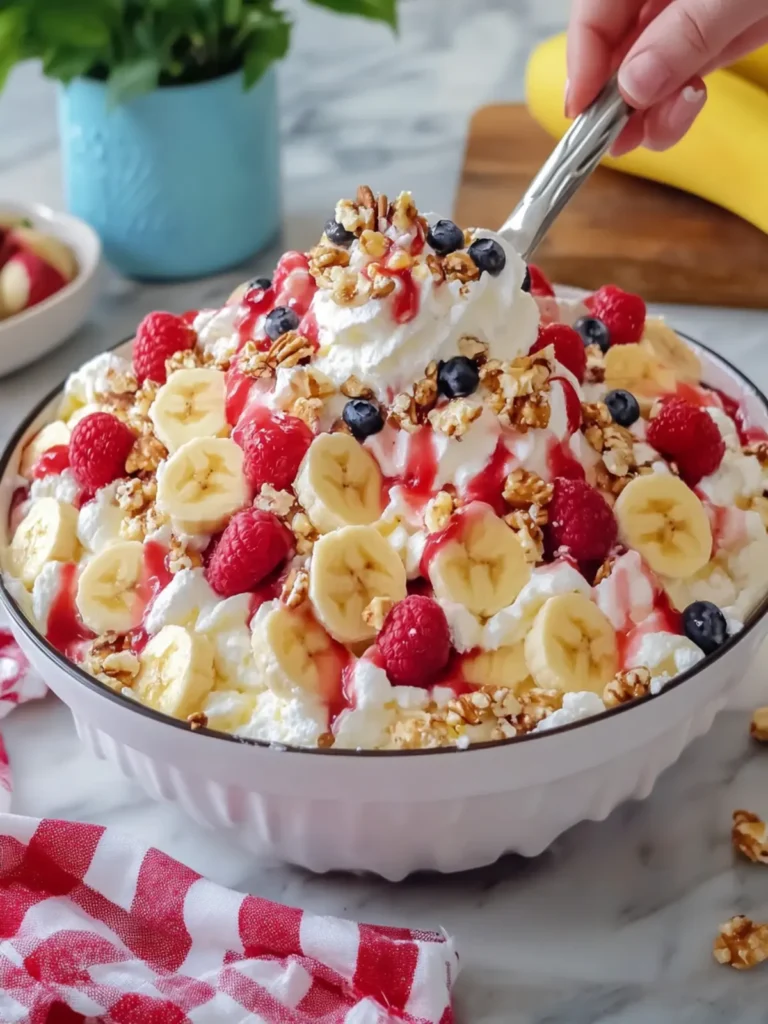 Banana Split Dessert Salad for a Fun, Fruity Twist 2 Banana Split Dessert Salad