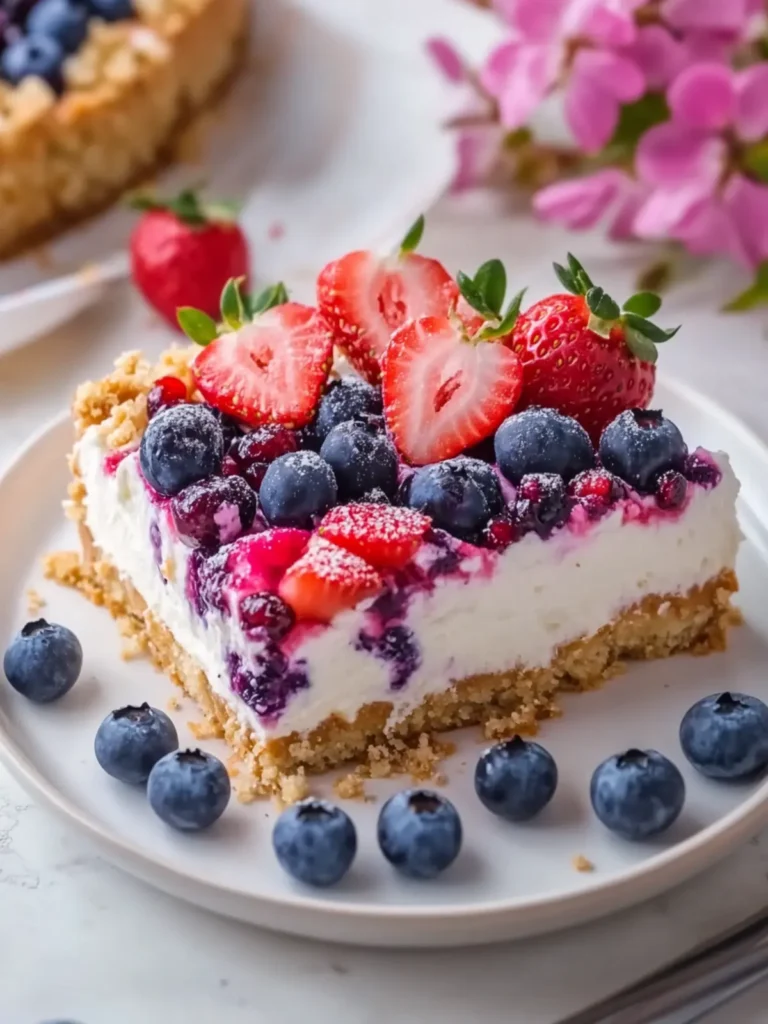 Blueberry Strawberry Cheesecake Delight That Will Wow You 2 Blueberry Strawberry Cheesecake Delight