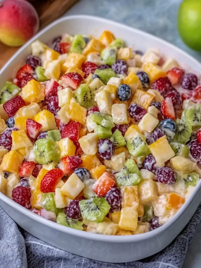 The Perfect Creamy Fruit Salad for a Refreshing Treat 4 The Perfect Creamy Fruit Salad
