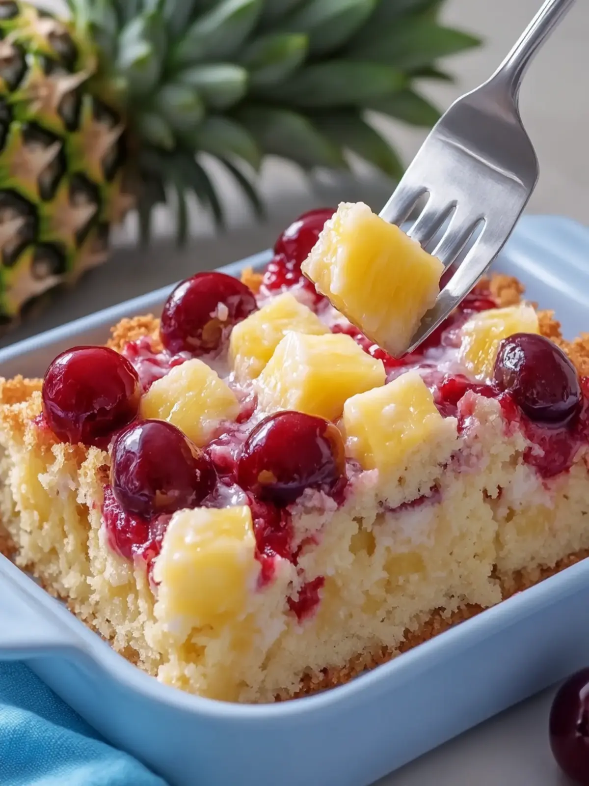 Sugar-Free Magical Cherry Pineapple Dump Cake You'll Love 5 Sugar-Free Magical Cherry Pineapple Dump Cake