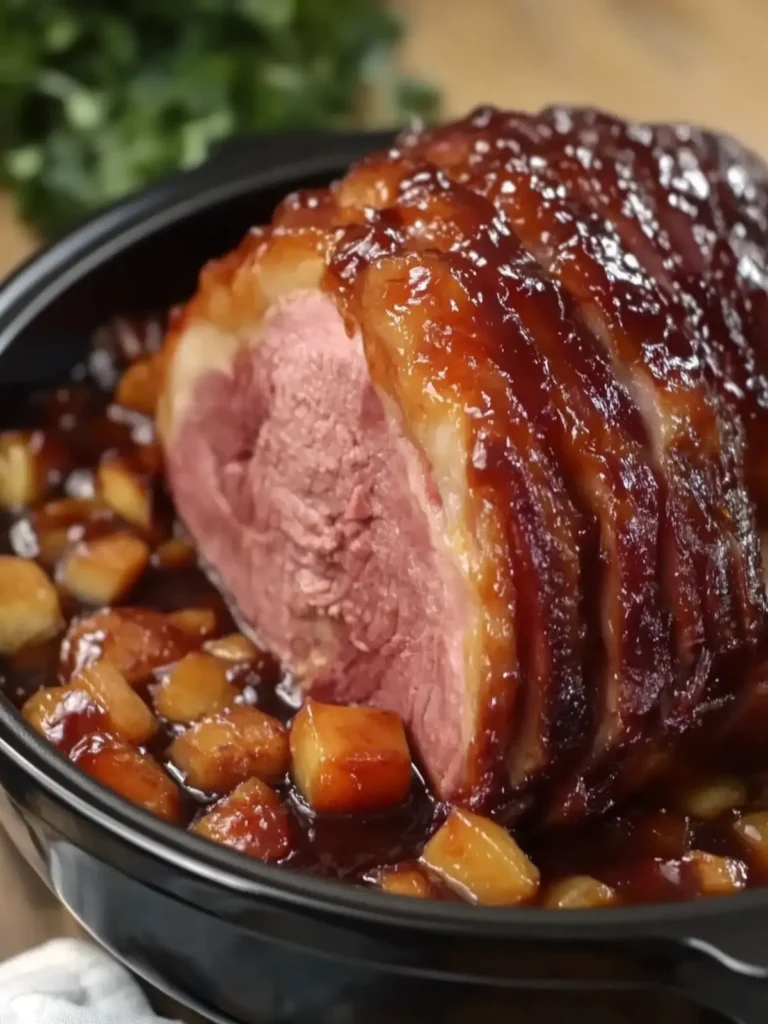 Savory Slow Cooker Coca-Cola Glazed Ham for Effortless Feasting 4 Slow Cooker Coca-Cola Glazed Ham
