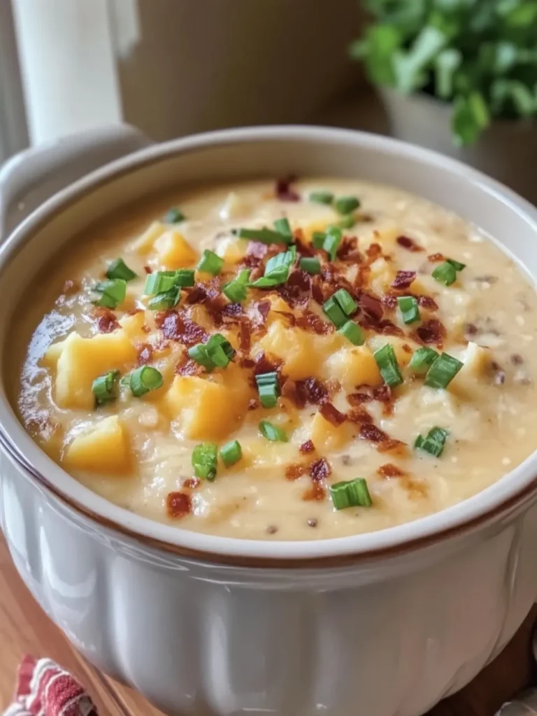 Creamy Slow Cooker Loaded Baked Potato Soup for Cozy Nights 2 Slow Cooker Loaded Baked Potato Soup