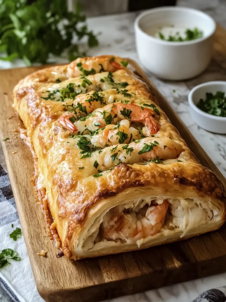 Golden Seafood Crab and Shrimp Stromboli Bake You’ll Love 2 Golden Seafood Crab and Shrimp Stromboli Bake