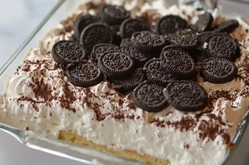 Oreo Tres Leches Cake Casserole