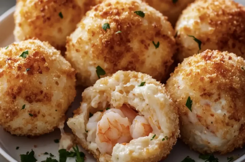 Cheesy Crab and Shrimp Stuffed Bombs