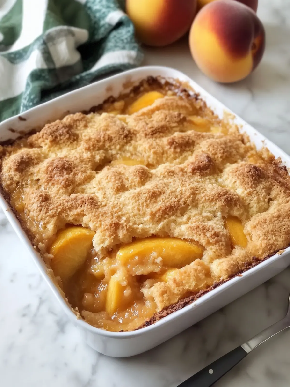 Homemade Peach Cobbler: A Warm Hug in a Dish 5 Homemade Peach Cobbler