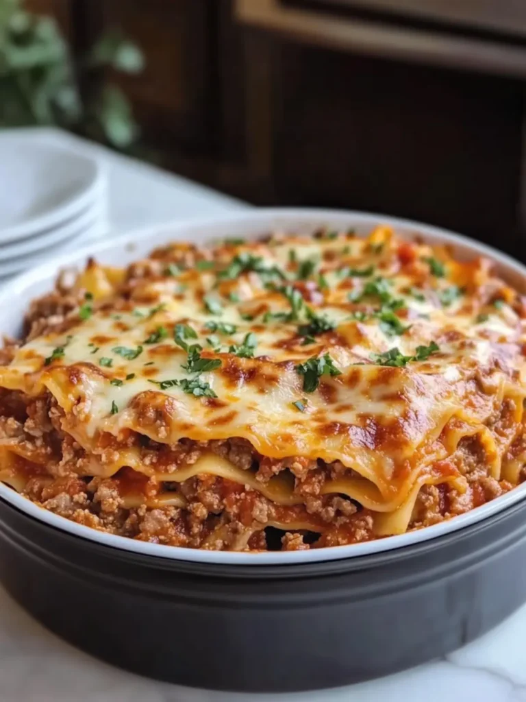 Slow Cooker Beef Lasagna Casserole for Ultimate Comfort Food 4 Slow Cooker Beef Lasagna Casserole