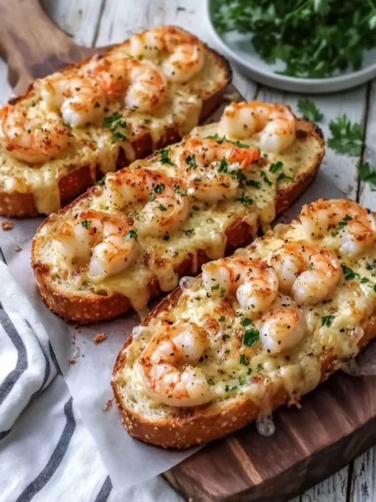 Cheesy Garlic Shrimp Toast – A Comforting Family Favorite 4 Cheesy Garlic Shrimp Toast – Comforting Family Recipe