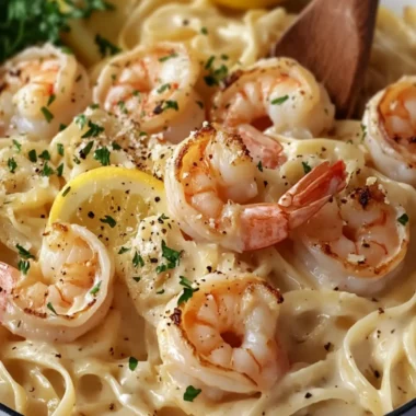 Lemon Garlic Shrimp Alfredo: A Creamy Delight at Home