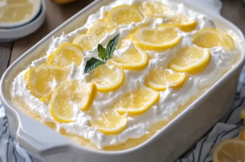 Lemon Posset Cake