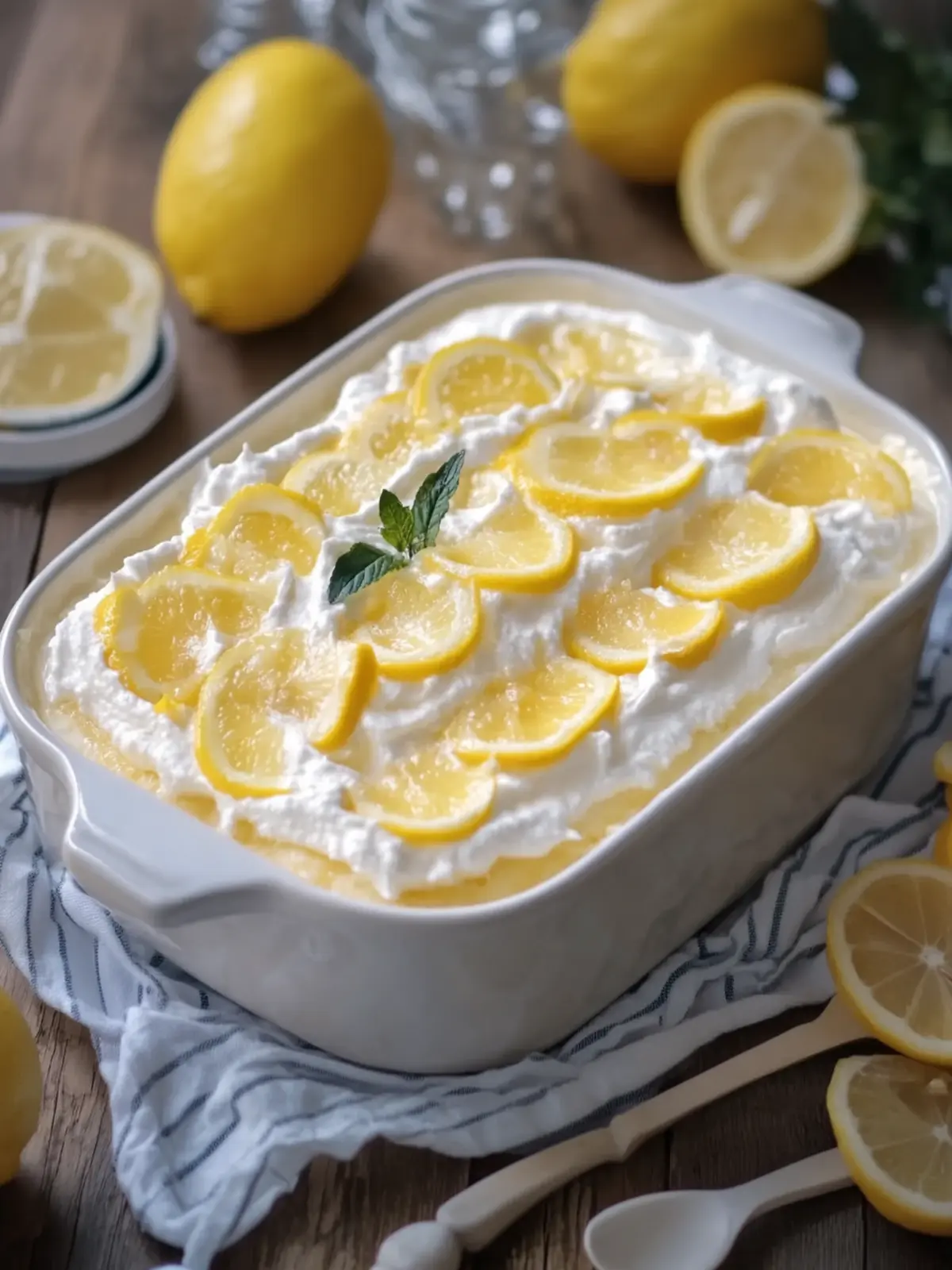 Lemon Posset Cake