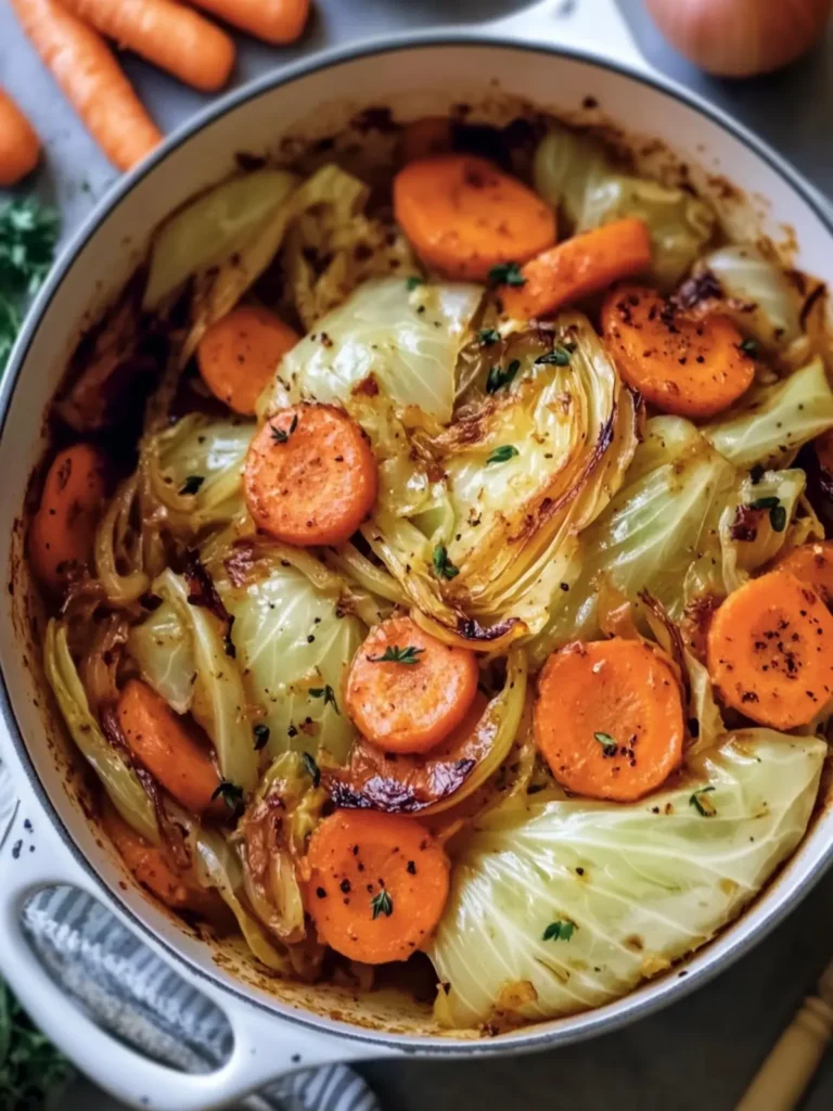 Delicious Braised Cabbage with Carrots and Onions for Cozy Nights 3 Braised Cabbage with Carrots and Onions