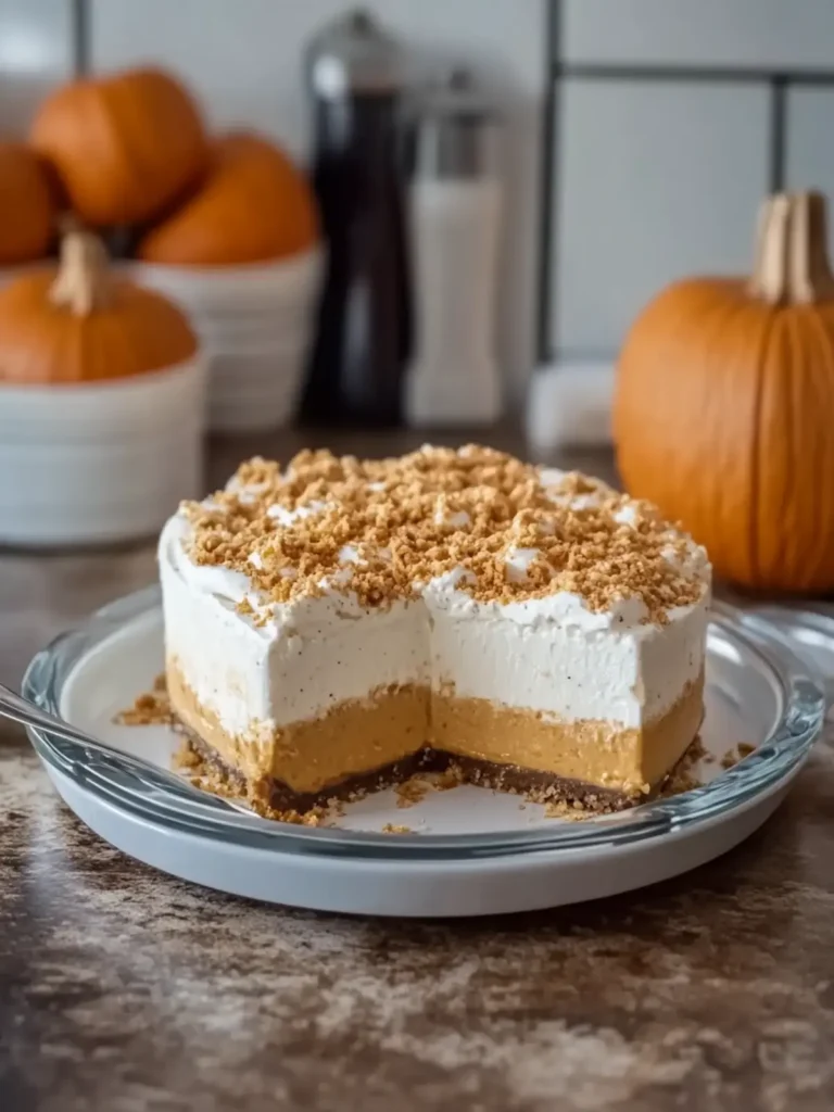 No-Bake Pumpkin Cheesecake Delight