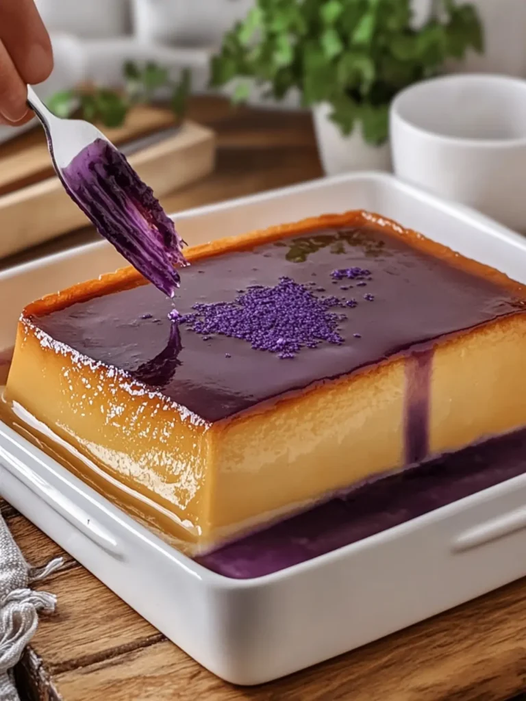 Delightful Ube Biko Flan: A Sweet Twist on Tradition 4 Ube Biko Flan
