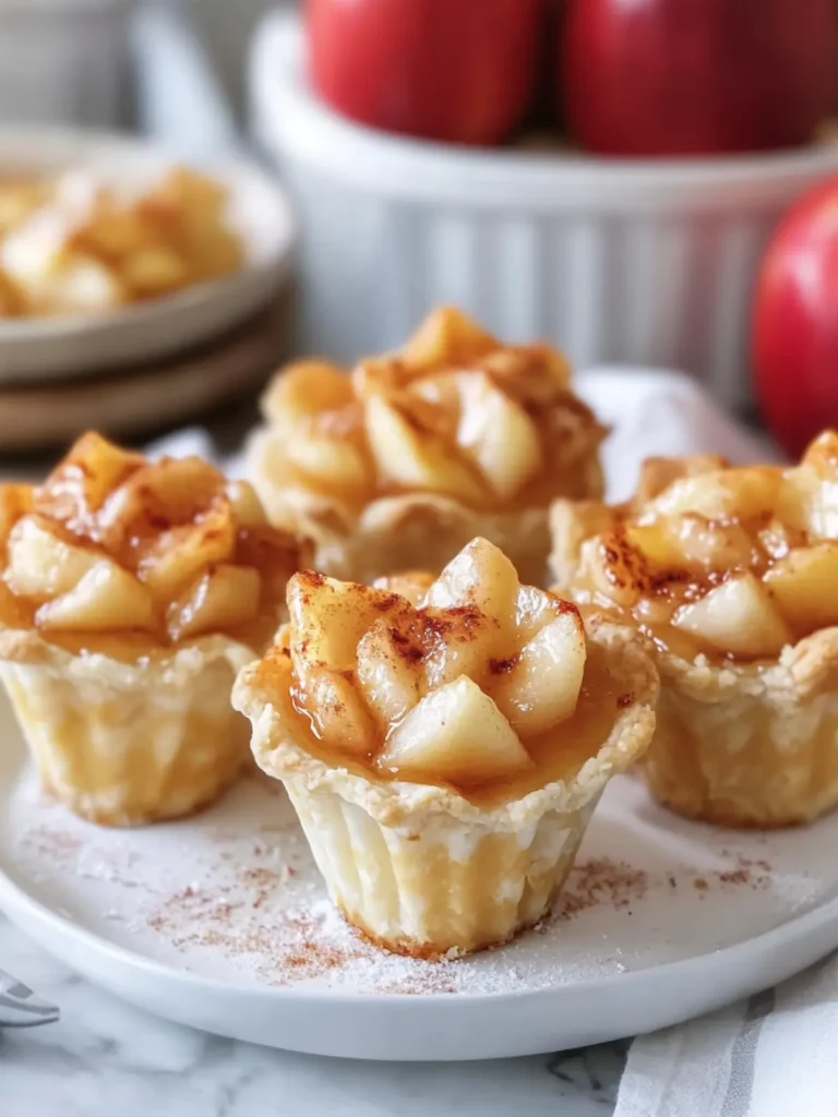 Delicious 2-Ingredient Apple Pie Cups for Cozy Evenings 4 2-Ingredient Apple Pie Cups