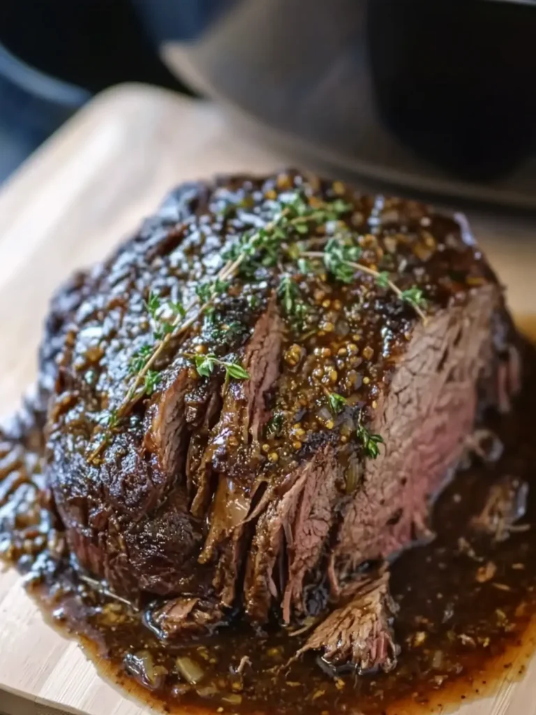 Irresistible Slow Cooker Balsamic Brown Sugar Beef Roast Recipe 3 Slow Cooker Balsamic Brown Sugar Beef Roast