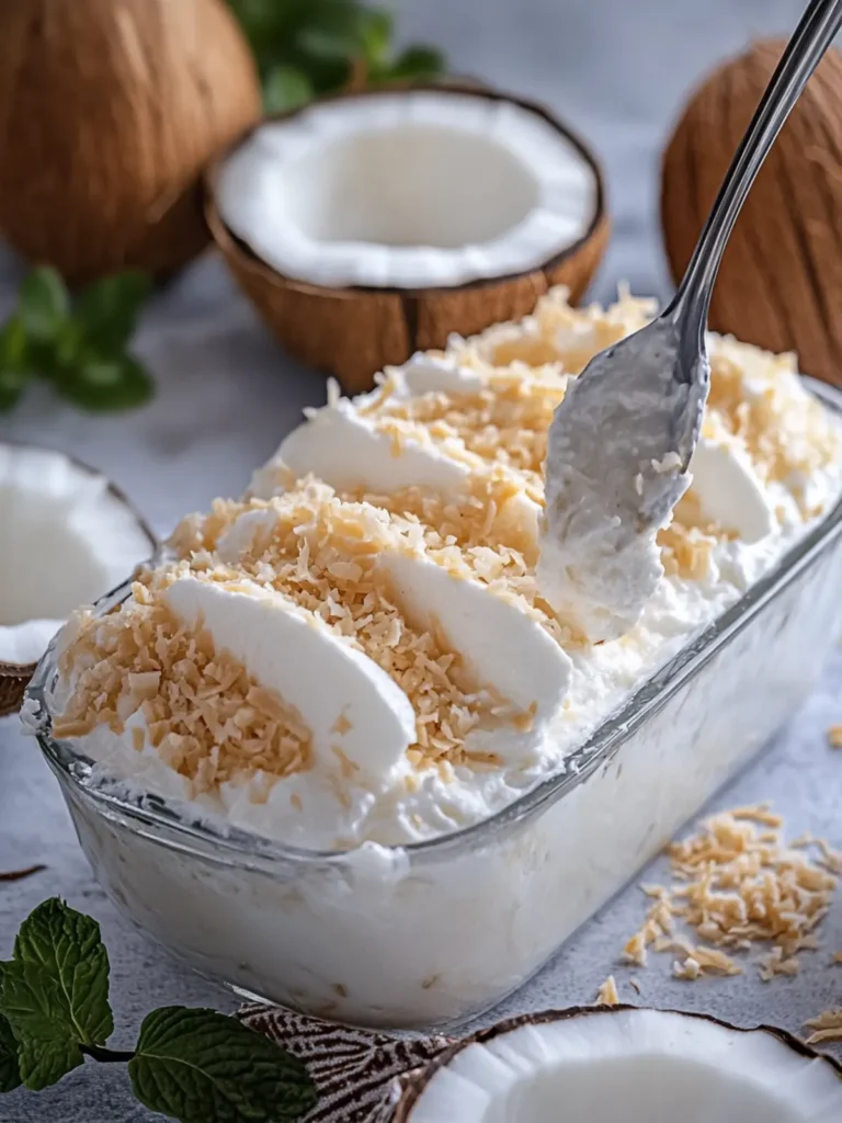 No-Bake Coconut Dream: The Creamy Treat You'll Crave 3 No-Bake Coconut Dream