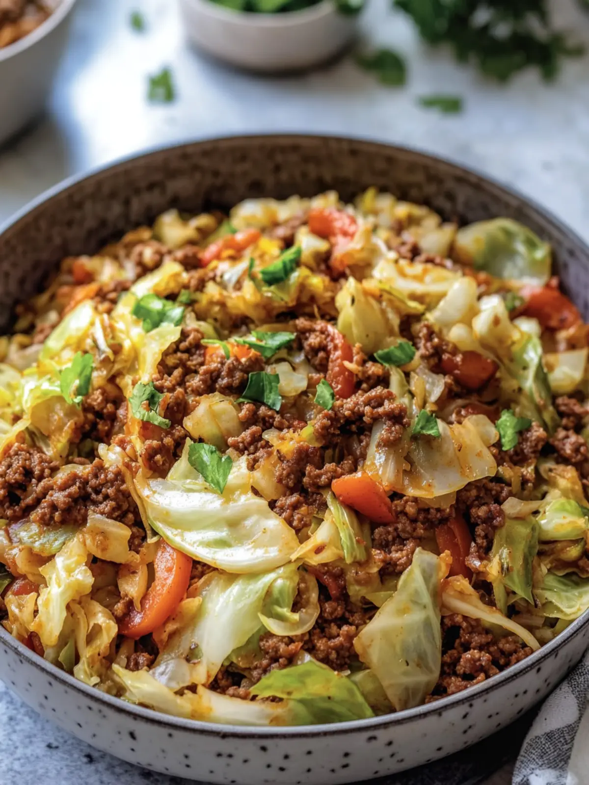 Filthy Cabbage with Cajun Ground Beef: A Flavor Explosion! 5 Filthy Cabbage with Cajun Ground Beef