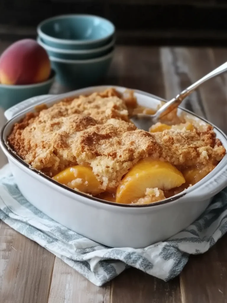 Irresistible Peach Cobbler Dump Cake for Effortless Bliss 4 Peach Cobbler Dump Cake