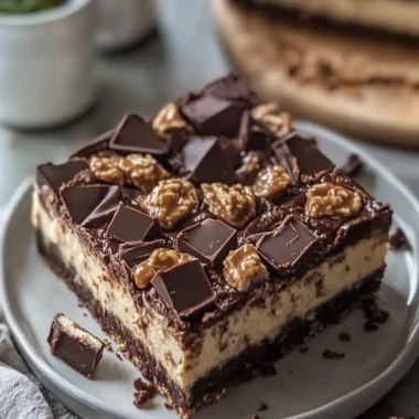 Peanut Butter Cup Brownie Cheesecake Bars That Wow Your Tastebuds
