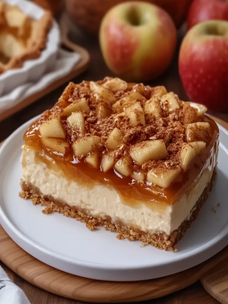 Decadent Caramel Apple Pie Cheesecake with Creamy Cinnamon Bliss 2 Caramel Apple Pie Cheesecake with Creamy Cinnamon Vanilla Cheesecake