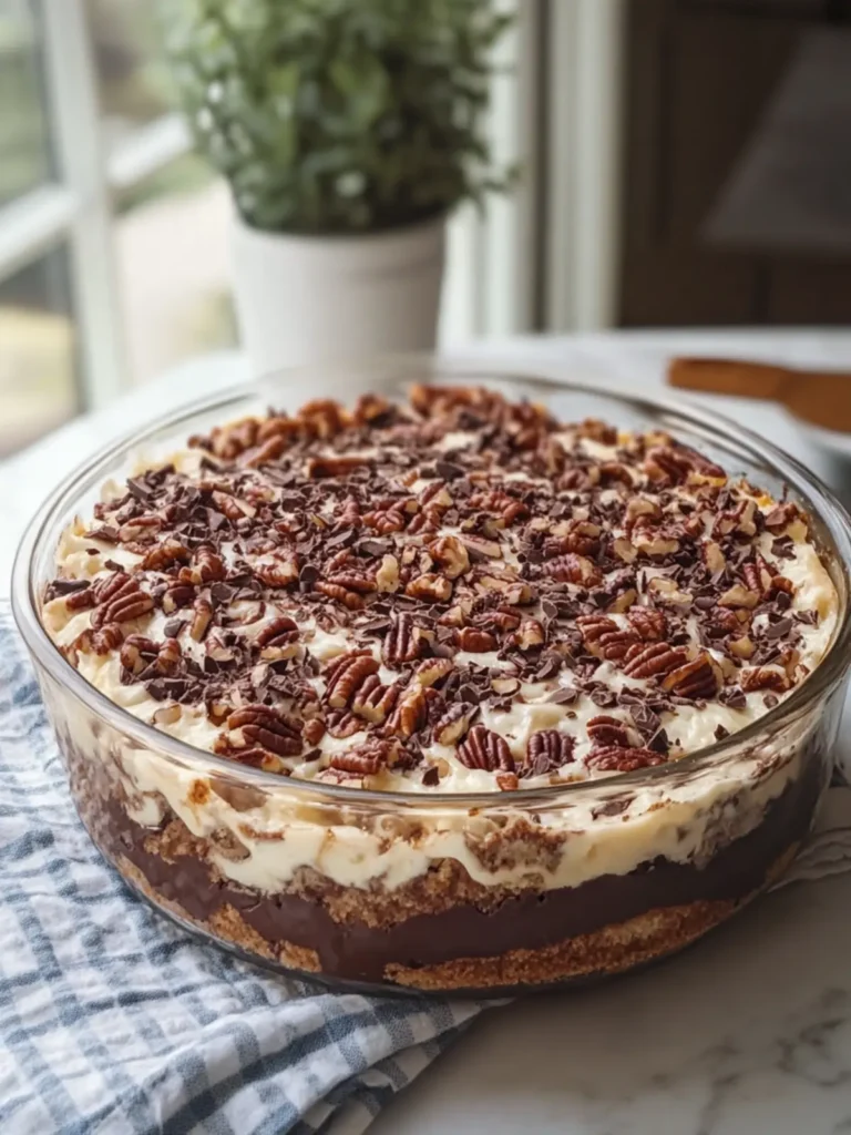 GERMAN CHOCOLATE PECAN CREAM CHEESE DUMP CAKE