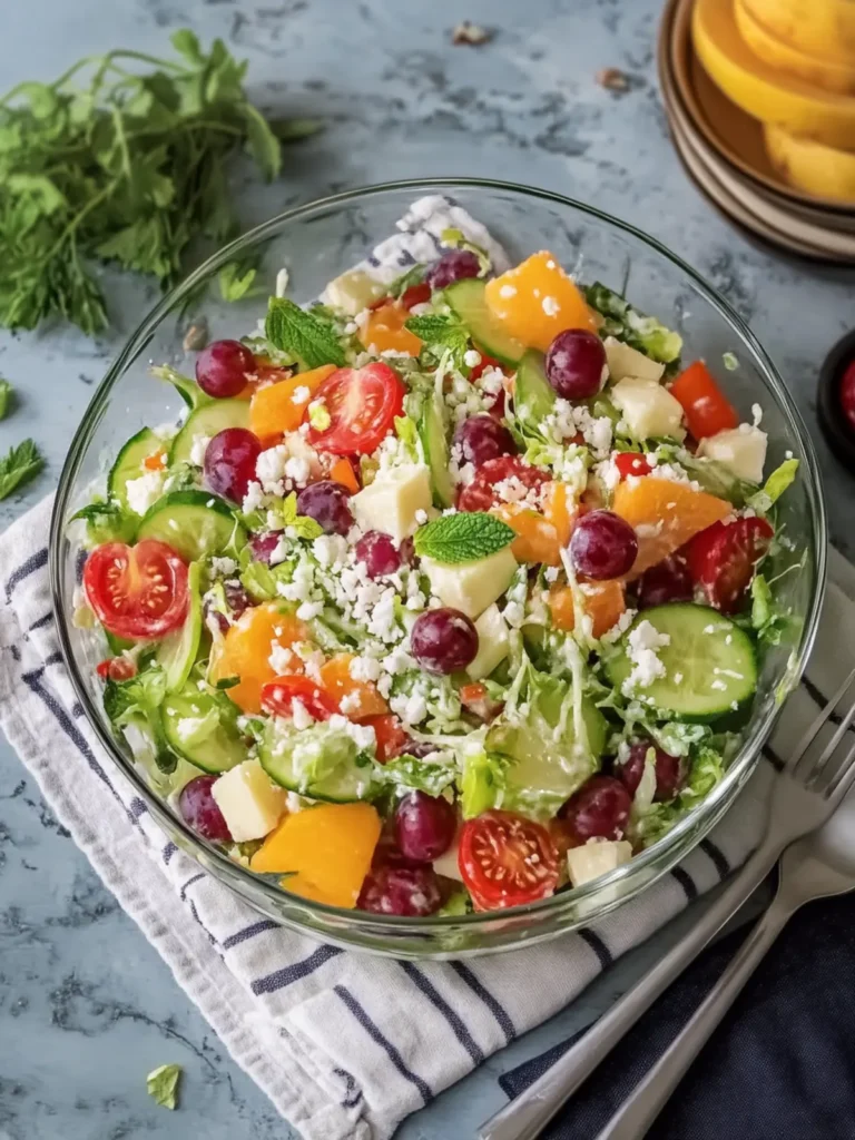 Vibrant Fruits & Vegetable Salad to Brighten Your Day 2 Fruits & Vegetable Salad