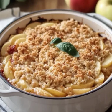 Decadent Healthy Apple Cake with Oat Crumble Casserole Recipe 8 Decadent Healthy Apple Cake with Oat Crumble Casserole Recipe