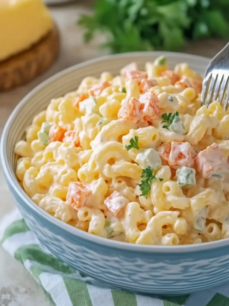Hawaiian Creamy Macaroni Salad: A Tropical Twist to Love 2 Hawaiian Creamy Macaroni Salad