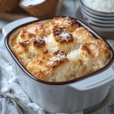 Coconut Bread Pudding: A Sweet Escape You Must Try Today